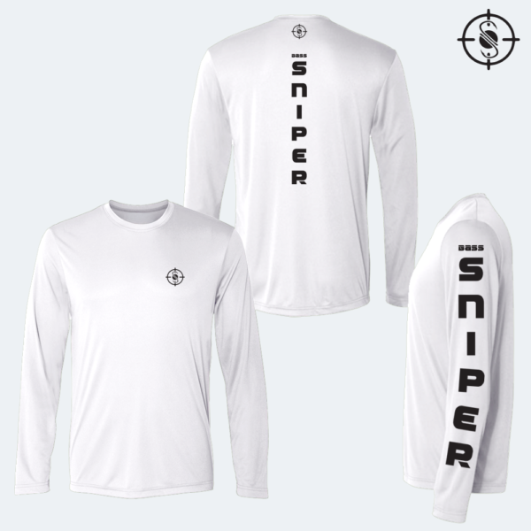 Bass Sniper Dry Fit White/Black